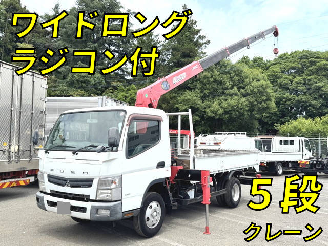 MITSUBISHI FUSO Canter Truck (With 5 Steps Of Cranes) TKG-FEB50 2013 24,357km
