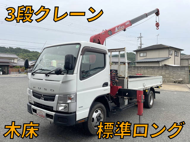 MITSUBISHI FUSO Canter Truck (With 3 Steps Of Cranes) TKG-FEA50 2014 148,928km