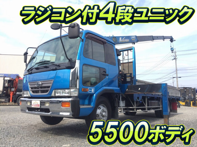 UD TRUCKS Condor Truck (With 4 Steps Of Unic Cranes) KK-MK25A 2004 585,443km