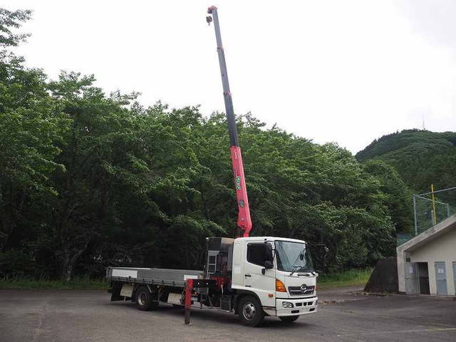 HINO Ranger Truck (With 4 Steps Of Cranes) TKG-FD9JLAA 2015 716,769km