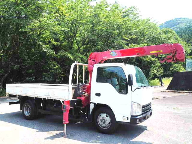 ISUZU Elf Truck (With 4 Steps Of Cranes) TKG-NKR85AR 2013 47,152km