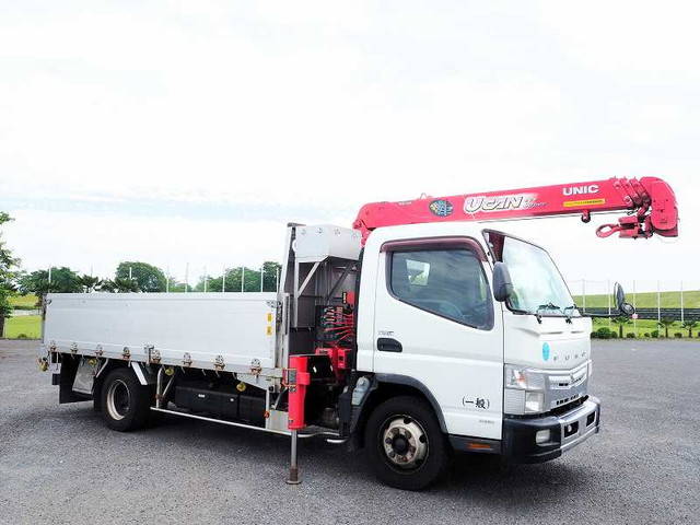 MITSUBISHI FUSO Canter Truck (With 4 Steps Of Cranes) TKG-FEB90 2012 766,244km