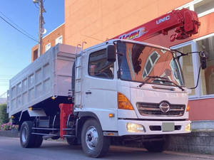 HINO Ranger Dump (With Crane) BKG-FD7JGYA 2009 525,000km_1