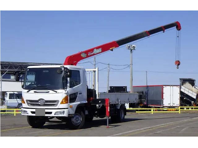 HINO Ranger Truck (With 4 Steps Of Cranes) BKG-FD7JLYA 2010 49,000km_1