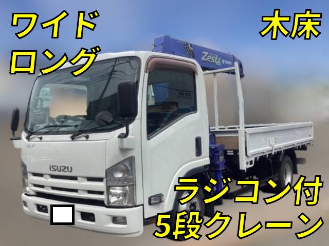 ISUZU Elf Truck (With 5 Steps Of Cranes) TKG-NPR85AR 2012 439,720km