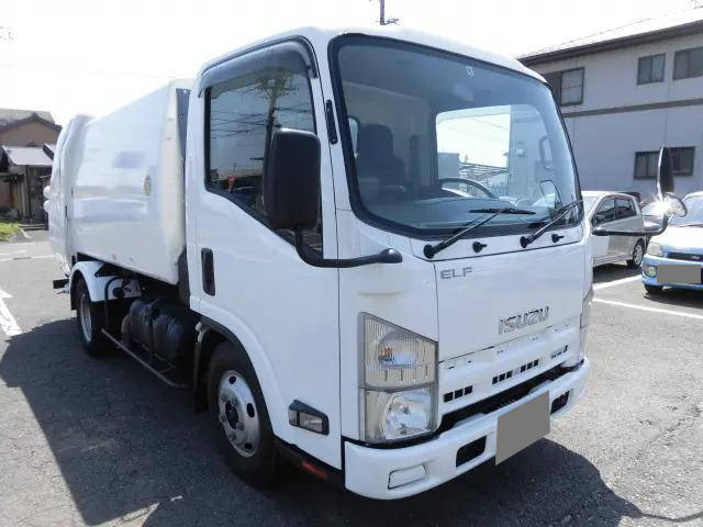 ISUZU Elf Garbage Truck BKG-NMR85N 2009 103,000km_1