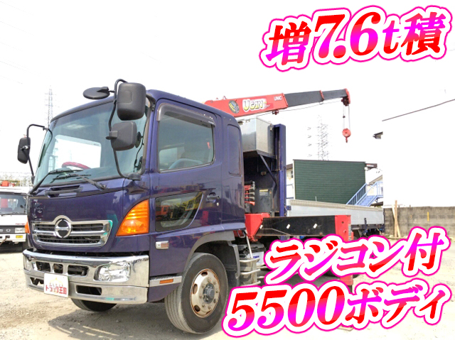 HINO Ranger Truck (With 3 Steps Of Cranes) BDG-FE8JLWA 2007 827,319km