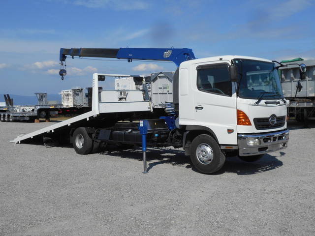 HINO Ranger Safety Loader (With 4 Steps Of Cranes) KK-FD1JLEG 2004 220,000km