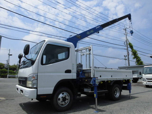 MITSUBISHI FUSO Canter Truck (With 3 Steps Of Cranes) PA-FE83DCX 2005 90,410km_1