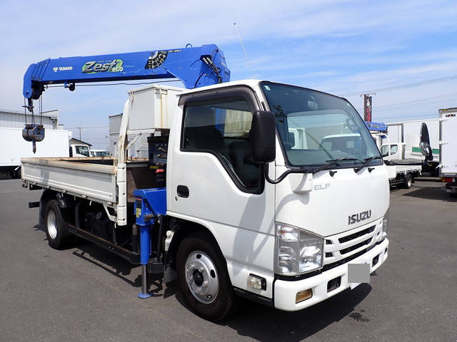 ISUZU Elf Truck (With 4 Steps Of Cranes) TRG-NKR85AR 2015 123,000km