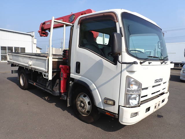 ISUZU Elf Truck (With 5 Steps Of Cranes) SKG-NPR85AR 2012 192,200km