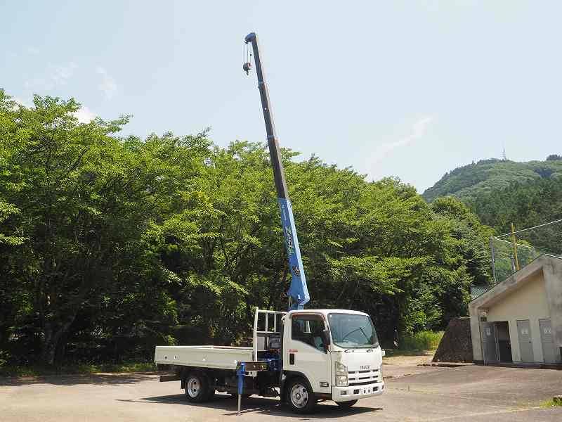 ISUZU Elf Truck (With 4 Steps Of Cranes) TKG-NPR85AR 2014 65,751km
