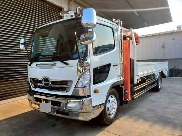 HINO Ranger Self Loader (With 4 Steps Of Cranes) BDG-FJ7JLWA 2007 193,000km