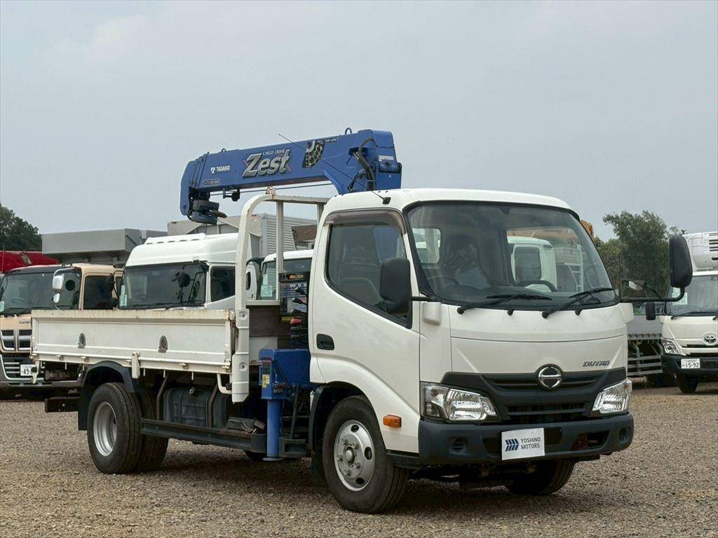 HINO Dutro Truck (With 4 Steps Of Cranes) TKG-XZU650M 2017 14,000km
