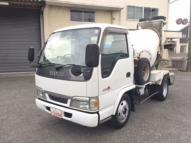 ISUZU Elf Mixer Truck KR-NKR81E3N 2004 28,000km