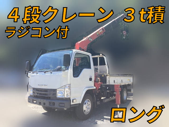 ISUZU Elf Truck (With 4 Steps Of Cranes) TPG-NKR85R 2018 256,522km