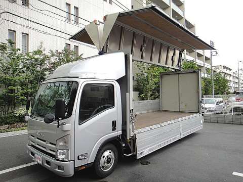 ISUZU Elf Aluminum Wing BKG-NPR85AN 2008 301,153km