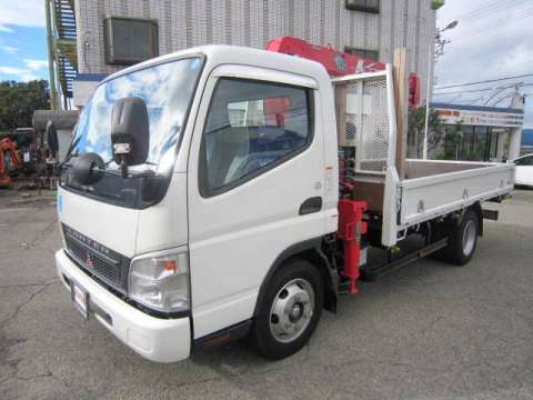 MITSUBISHI FUSO Canter Truck (With 4 Steps Of Cranes) PA-FE83DEN 2006 1,139km