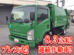 ISUZU Elf Garbage Truck PKG-NPR75N 2009 168,877km_1