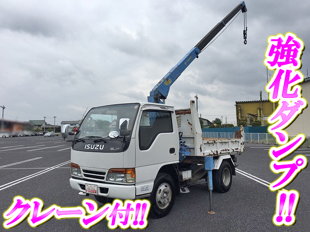 ISUZU Elf Dump (With Crane) U-NKR66ED 1995 123,010km