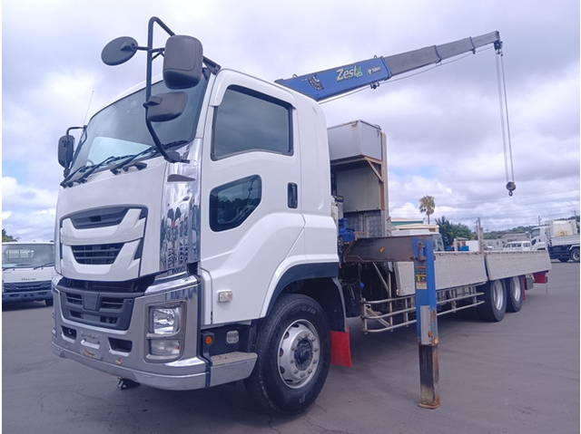 ISUZU Giga Truck (With 4 Steps Of Cranes) QKG-CYY77B 2016 757,447km