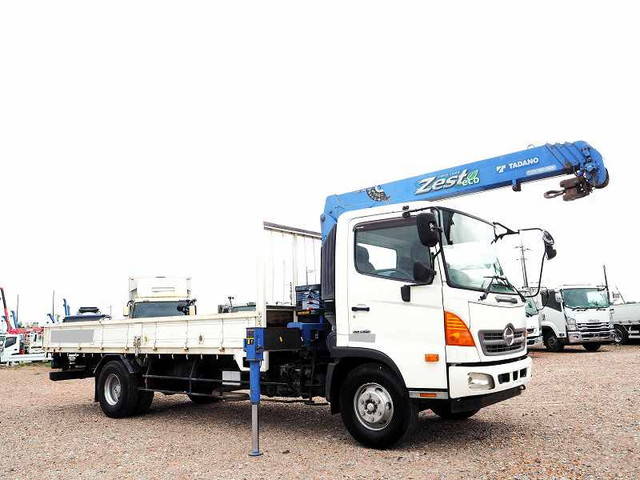 HINO Ranger Truck (With 4 Steps Of Cranes) TKG-FC9JKAP 2012 91,525km