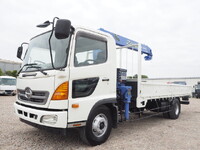 HINO Ranger Truck (With 4 Steps Of Cranes) TKG-FC9JKAP 2012 81,648km_1