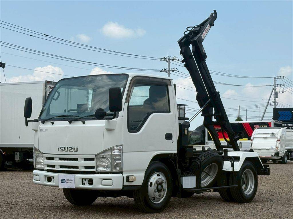 ISUZU Elf Container Carrier Truck TKG-NKR85AN 2013 55,000km