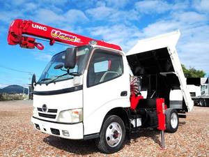 HINO Dutro Dump (With Crane) BDG-XZU368T 2008 77,000km_1