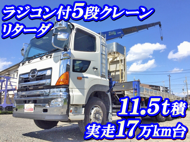 HINO Profia Truck (With 5 Steps Of Cranes) QKG-FR1EXBA 2012 179,330km