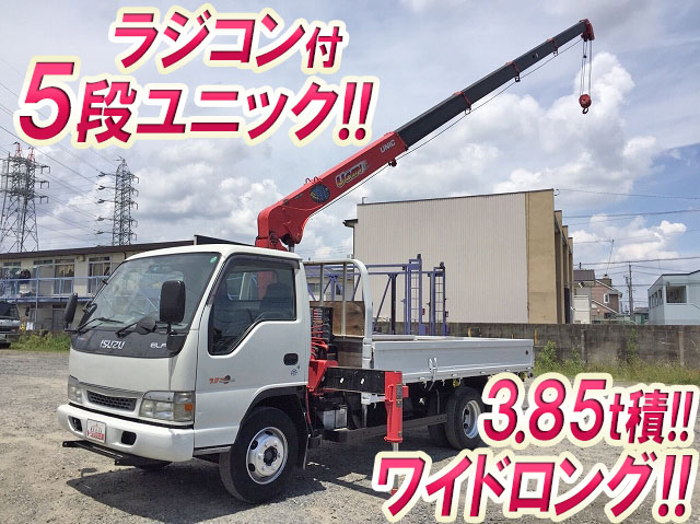 ISUZU Elf Truck (With 5 Steps Of Unic Cranes) KR-NPR72LR 2004 43,741km