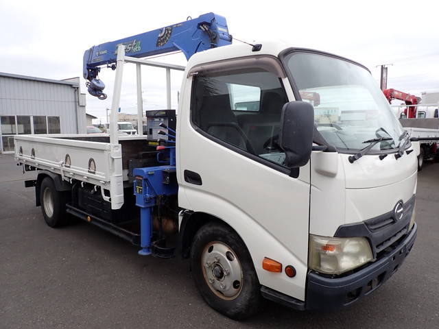 HINO Dutro Truck (With 3 Steps Of Cranes) SKG-XZU650M 2011 296,200km_1