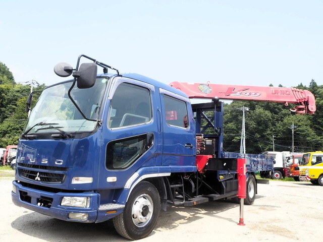 MITSUBISHI FUSO Fighter Truck (With 5 Steps Of Cranes) PA-FK61F 2007 314,909km_1