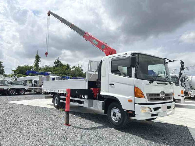 HINO Ranger Truck (With 5 Steps Of Cranes) BKG-FD7JLYA 2011 192,939km