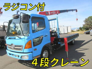 HINO Ranger Truck (With 4 Steps Of Cranes) BKG-FC7JKYA 2008 91,220km_1