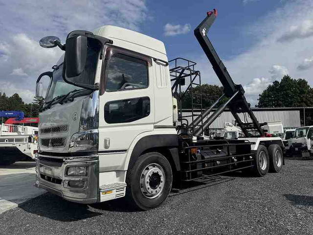 MITSUBISHI FUSO Super Great Container Carrier Truck QPG-FV60VY 2015 654,201km