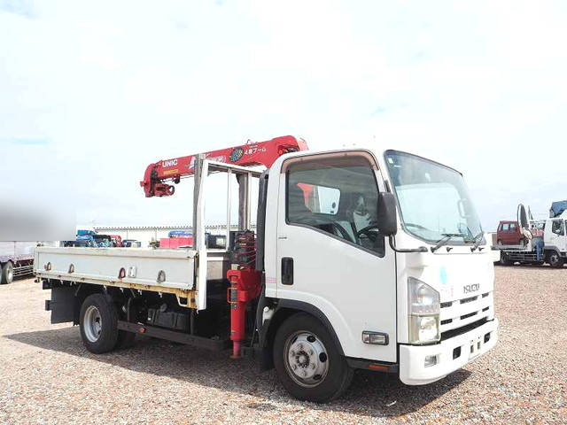 ISUZU Elf Truck (With 4 Steps Of Cranes) TKG-NPR85AR 2012 125,640km