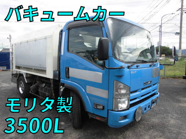 ISUZU Elf Vacuum Truck SKG-NPR85YN 2012 281,237km