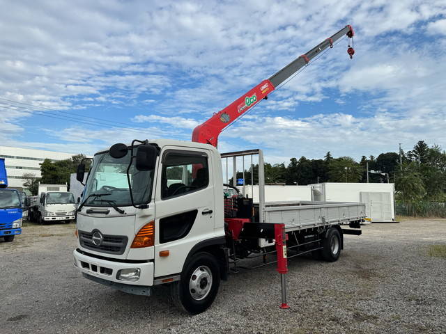 HINO Ranger Truck (With 4 Steps Of Cranes) TKG-FC9JKAP 2012 71,370km
