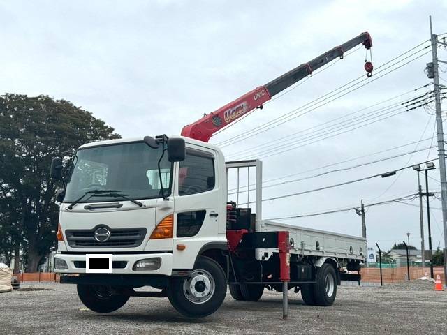 HINO Ranger Truck (With 4 Steps Of Cranes) TKG-FC9JKAP 2013 38,138km_1