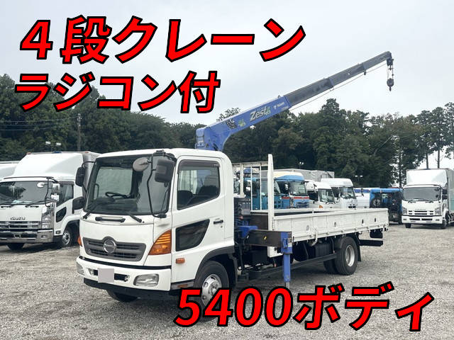 HINO Ranger Truck (With 4 Steps Of Cranes) TKG-FC9JKAP 2012 28,427km