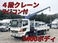 HINO Ranger Truck (With 4 Steps Of Cranes) TKG-FC9JKAP 2012 28,427km_1