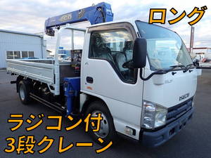 ISUZU Elf Truck (With 3 Steps Of Cranes) TKG-NKR85AR 2014 55,500km_1