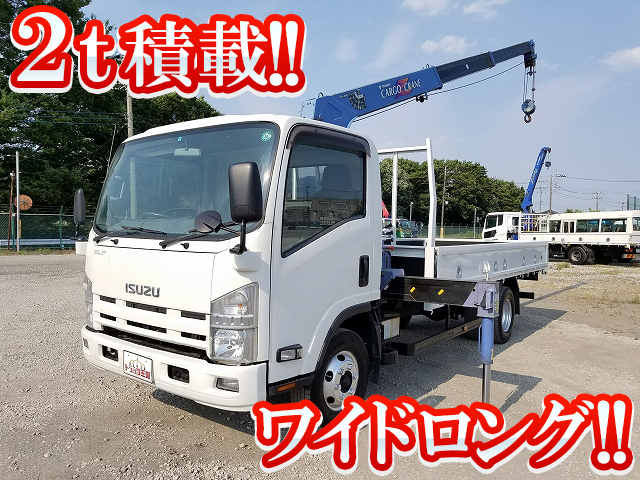 ISUZU Elf Truck (With 3 Steps Of Cranes) SKG-NPR85AR 2012 333,351km