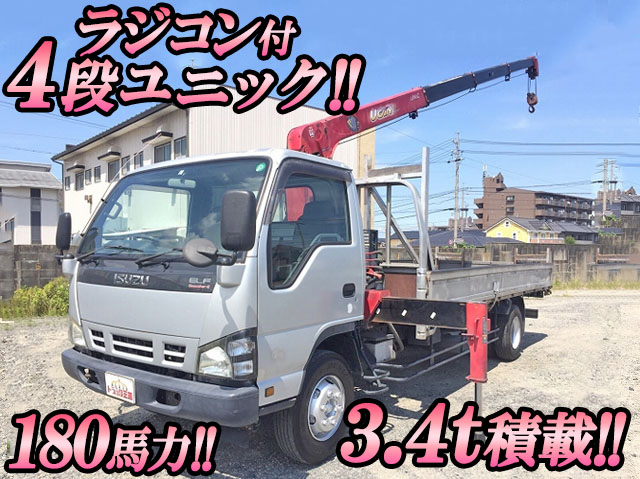 ISUZU Elf Truck (With 4 Steps Of Unic Cranes) PA-NPR81N 2005 240,701km