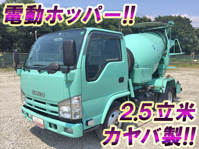 ISUZU Elf Mixer Truck BKG-NKR85N 2010 103,072km