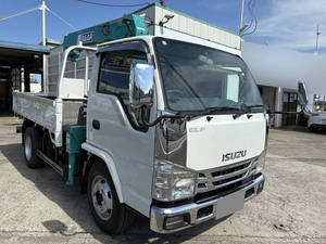 ISUZU Elf Truck (With 3 Steps Of Cranes) BDG-NKR85R 2009 70,000km_1