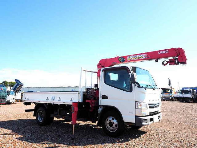 MITSUBISHI FUSO Canter Truck (With 3 Steps Of Cranes) TKG-FEA50 2014 103,574km