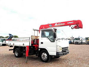ISUZU Elf Truck (With 4 Steps Of Cranes) BKG-NKR85R 2007 141,671km_1