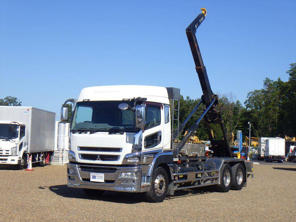 MITSUBISHI FUSO Super Great Container Carrier Truck QKG-FV50VY 2014 855,000km_1